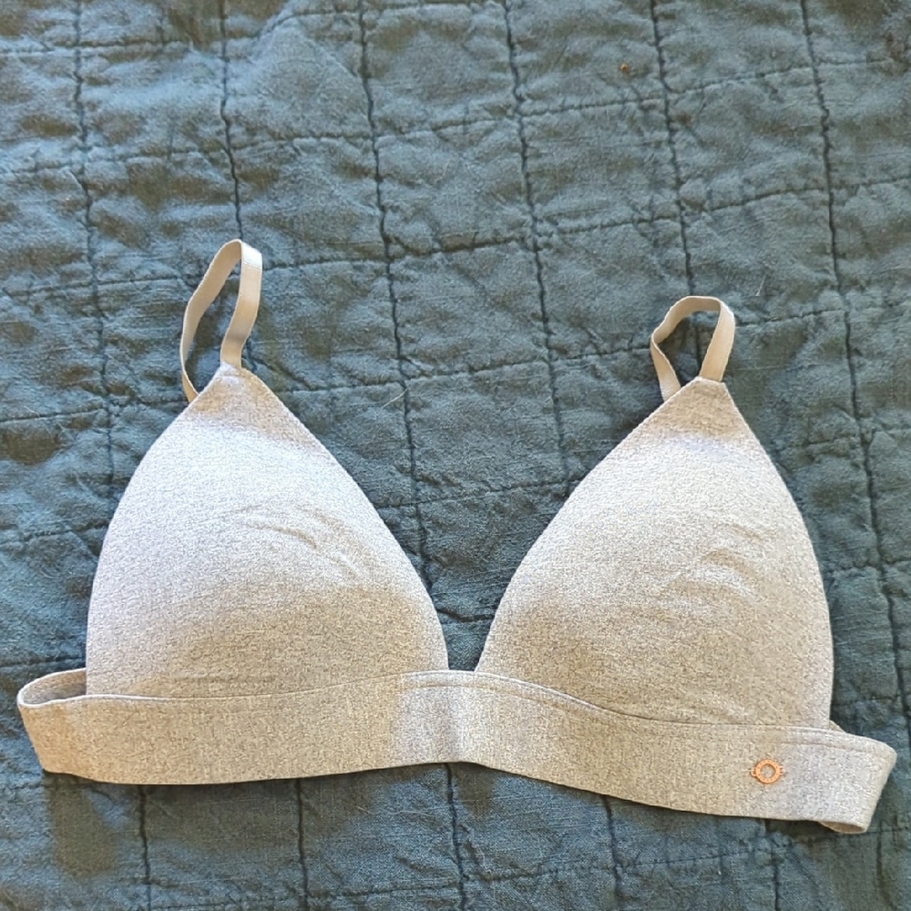Danskin Light Gray Triangle Bralette